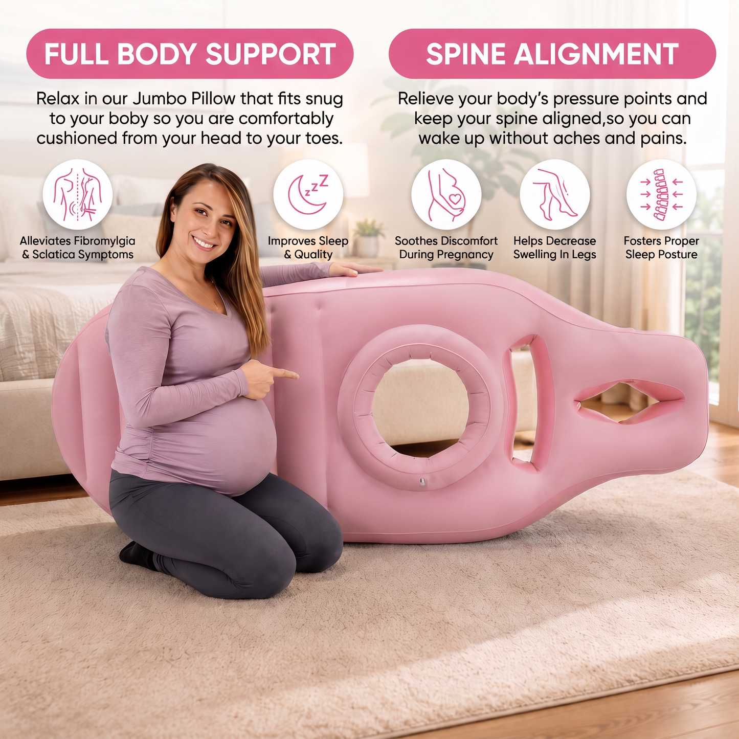 BellyCloud Colchón para embarazadas